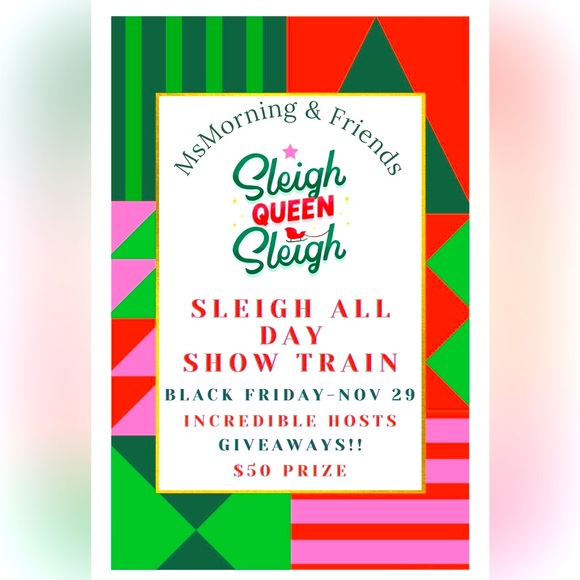 🛷 SLEIGH ALL DAY SHOW TRAIN 🛷 - Picture 1 of 9